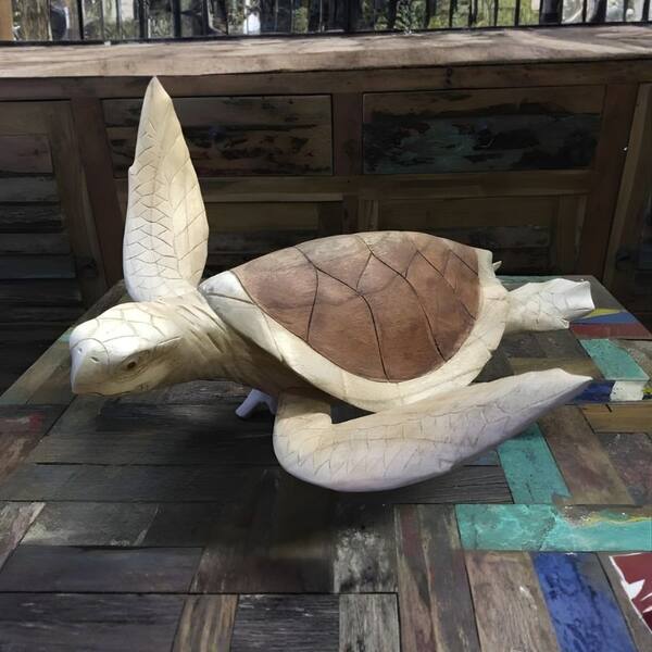 Wood Sea Turtle